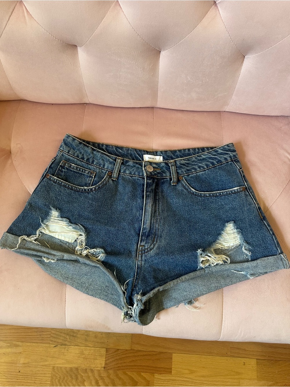 Forever 21 concert Jean shorts